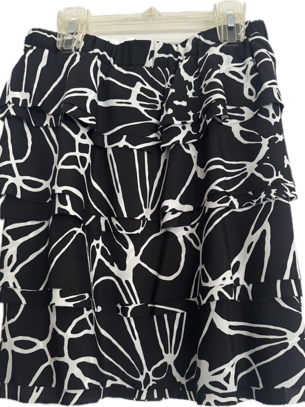 NWOT  Michael Kors Black and White Printed Skirt